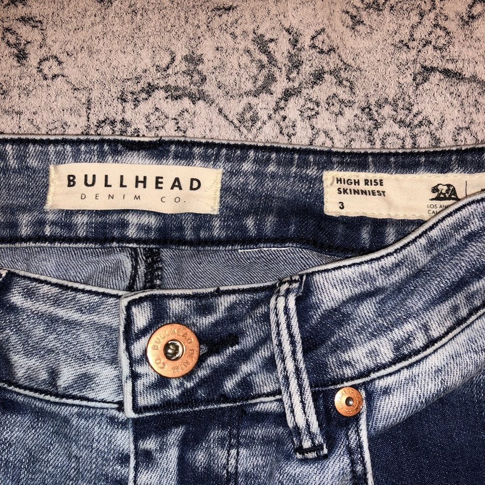 🍀Bullhead high rise skinniest jeans - Picture 6 of 8
